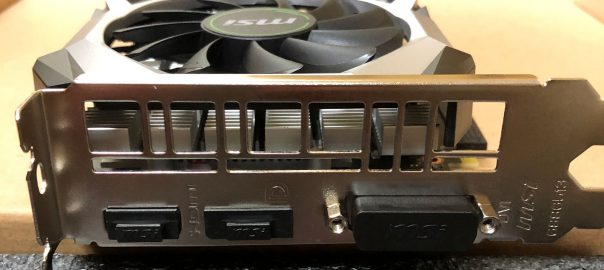 グラフィックボード交換後